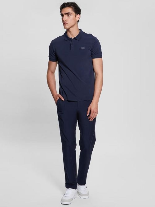 Guess Tech-Stretch Polo Albastri | GUESS-SN31304