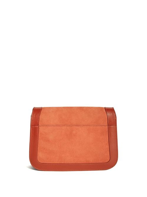 Guess Thea Mini Flap Leather Crossbody Rosii | GUESS-SN28783