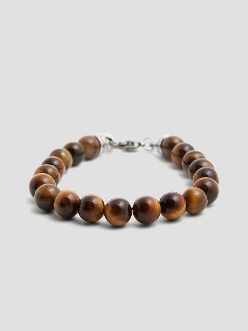 Guess Tigereye Beaded Bracelet Maro | GUESS-SN31830
