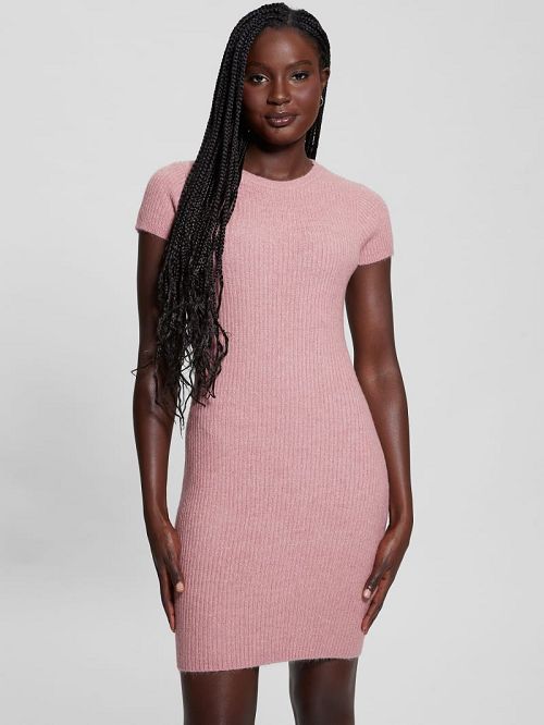 Guess Toki Rib-Knit Sweater Dress Roz | GUESS-SN27006