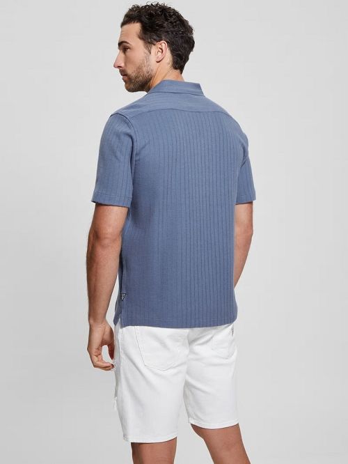 Guess Toledo Shirt Albastri | GUESS-SN31150