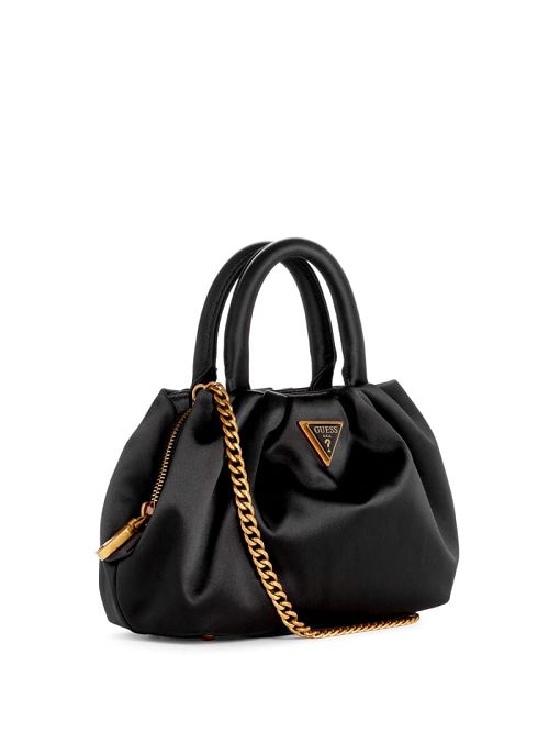 Guess Tori Satin Mini Frame Satchel Negrii | GUESS-SN28766