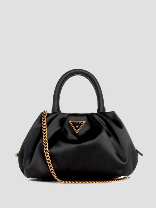 Guess Tori Satin Mini Frame Satchel Negrii | GUESS-SN28766