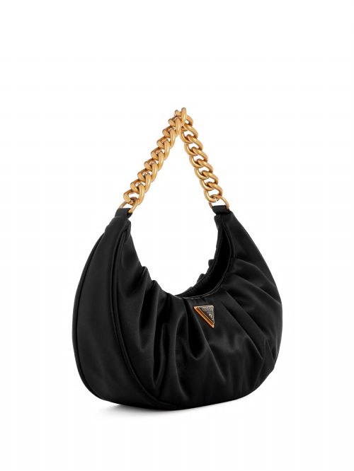 Guess Tori Satin Shoulder Bag Negrii | GUESS-SN29072