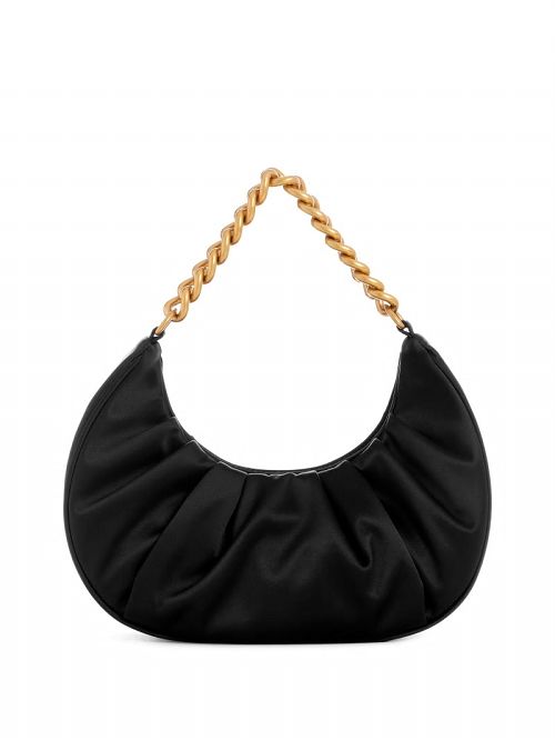 Guess Tori Satin Shoulder Bag Negrii | GUESS-SN29072