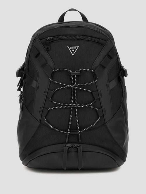 Guess Trento Nylon Multifunctional Backpack Negrii | GUESS-SN29491