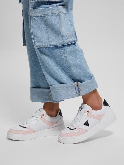 Guess Triangle Low-Top Sneakers Albi | GUESS-SN29556