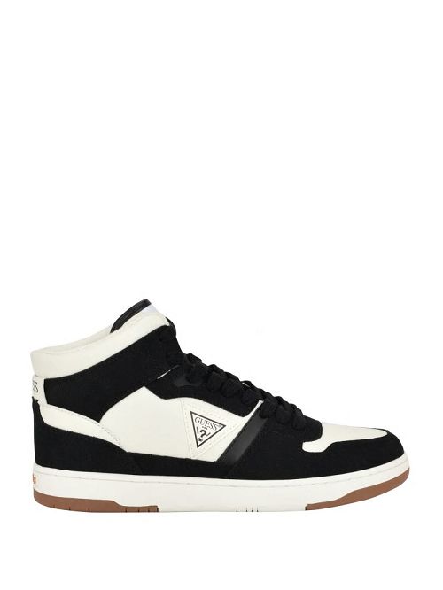 Guess Tristo Triangle High-Top Sneakers Negrii | GUESS-SN31883