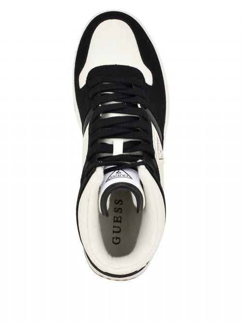 Guess Tristo Triangle High-Top Sneakers Negrii | GUESS-SN31883