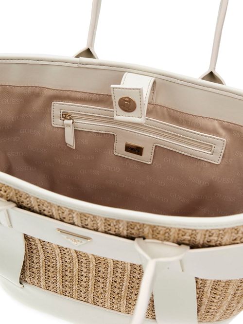 Guess Tuane Raffia Tote Albi | GUESS-SN29428