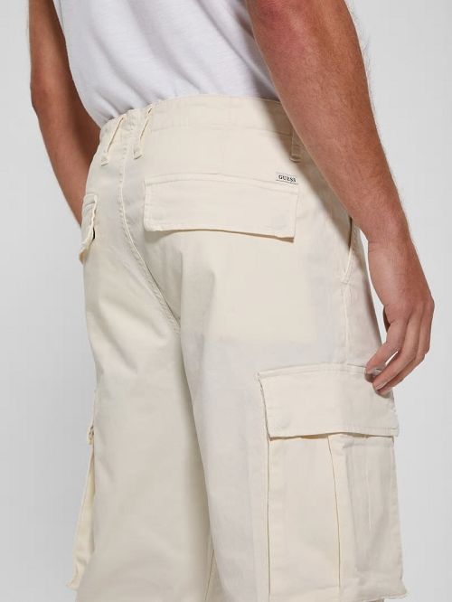 Guess Twill Cargo Relaxed Pants Albi | GUESS-SN31443
