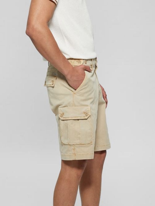 Guess Twill Cargo Shorts Bej | GUESS-SN31360