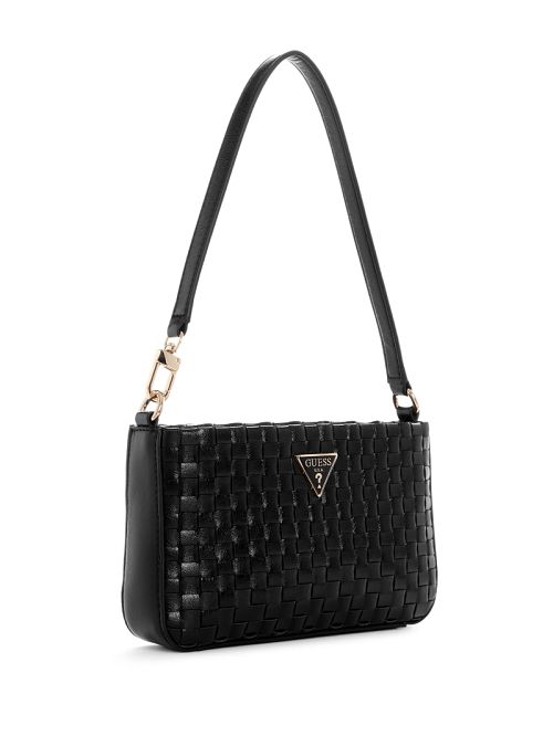 Guess Twiller Metallic Mini Shoulder Bag Negrii | GUESS-SN29195