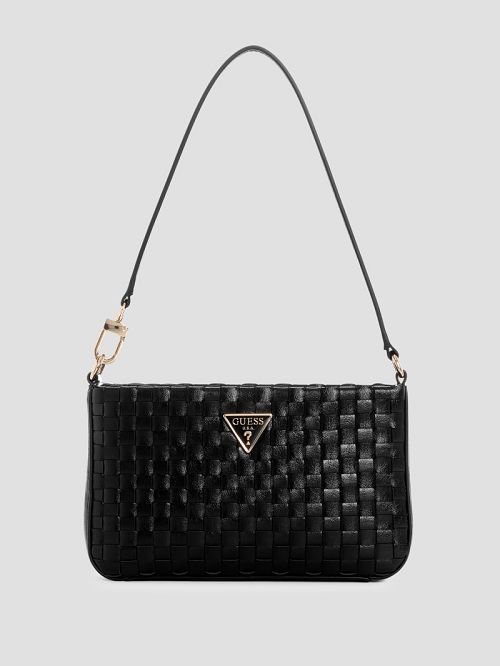 Guess Twiller Metallic Mini Shoulder Bag Negrii | GUESS-SN29195