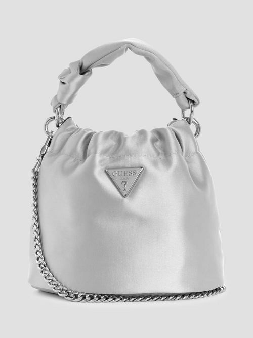Guess Twiller Top Handle Pouch Bag Argintii | GUESS-SN28964