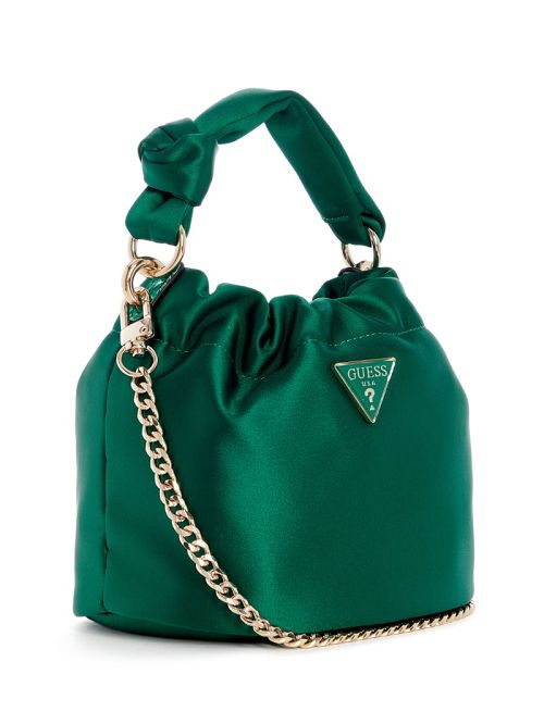 Guess Twiller Top Handle Pouch Bag Verzi | GUESS-SN28976