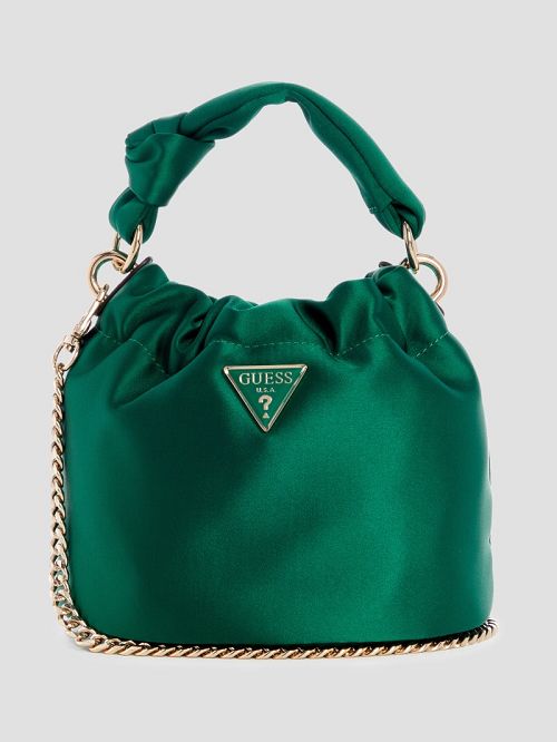Guess Twiller Top Handle Pouch Bag Verzi | GUESS-SN28976