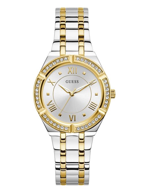 Guess Two-Tone Analog Watch Argintii Aurii | GUESS-SN30023