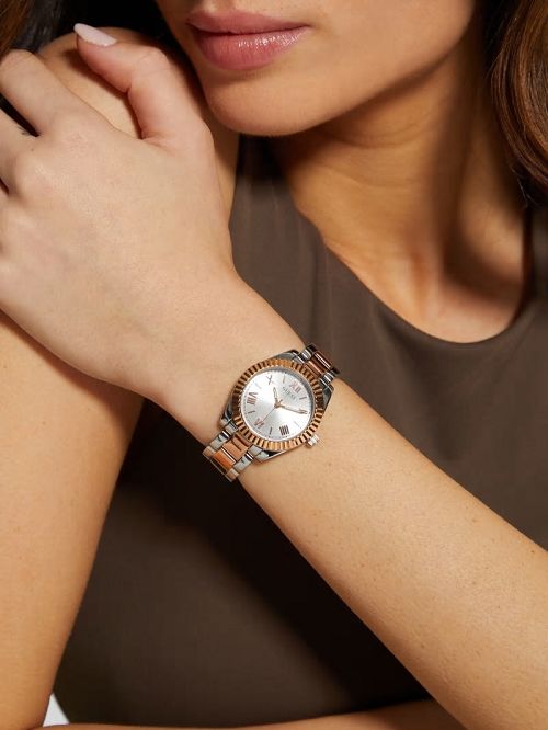 Guess Two-Tone Analog Watch Aurii | GUESS-SN30003