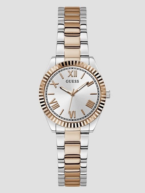 Guess Two-Tone Analog Watch Aurii | GUESS-SN30003