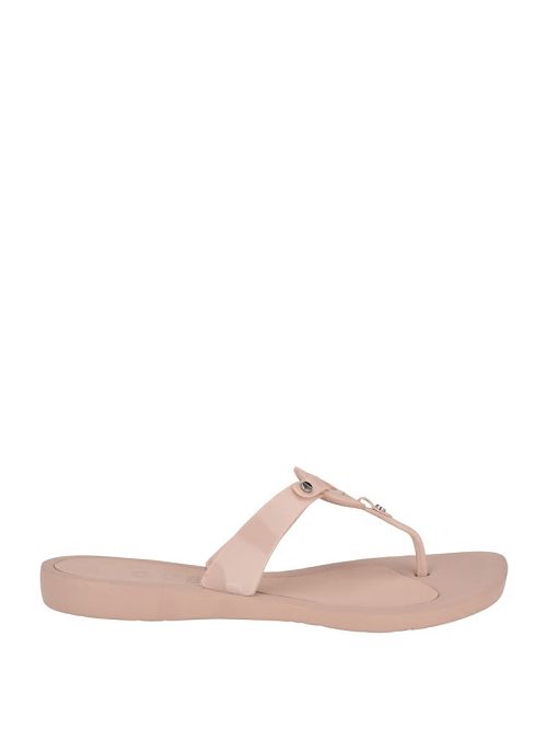 Guess Tyana Quattro G Flip Flops Bej | GUESS-SN29589