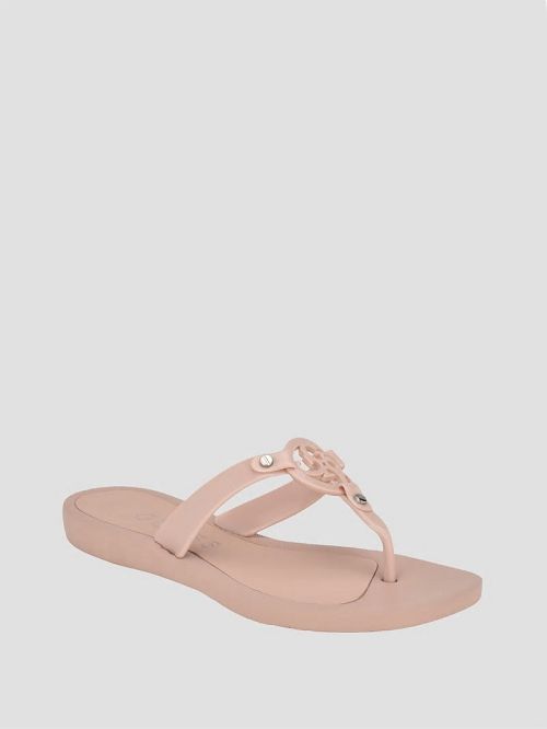 Guess Tyana Quattro G Flip Flops Bej | GUESS-SN29589