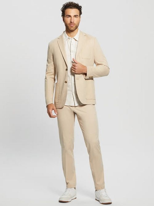 Guess Tyron Blazer Bej | GUESS-SN30798