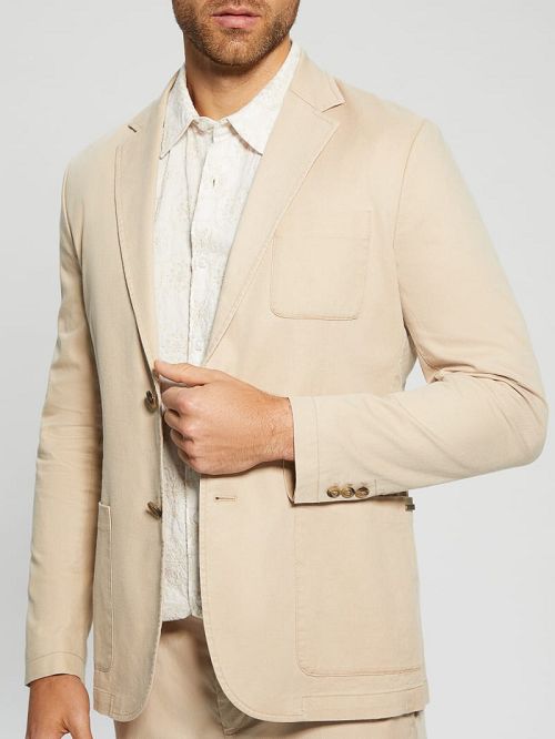 Guess Tyron Blazer Bej | GUESS-SN30798