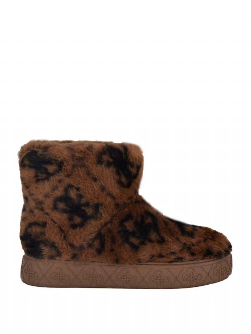 Guess United Quattro G Faux-Fur Booties Maro | GUESS-SN29958