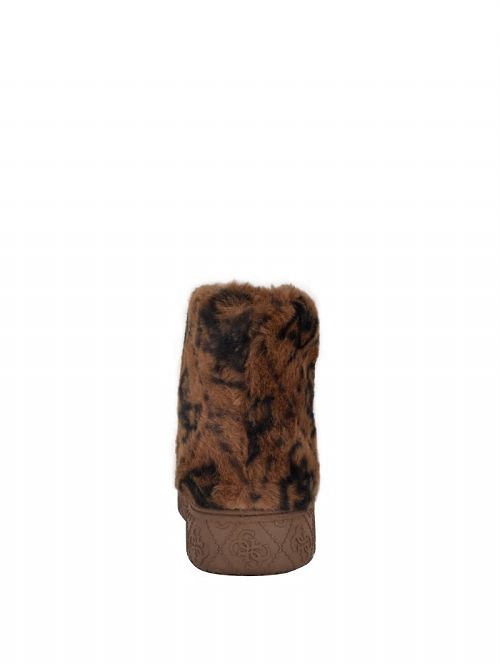 Guess United Quattro G Faux-Fur Booties Maro | GUESS-SN29958