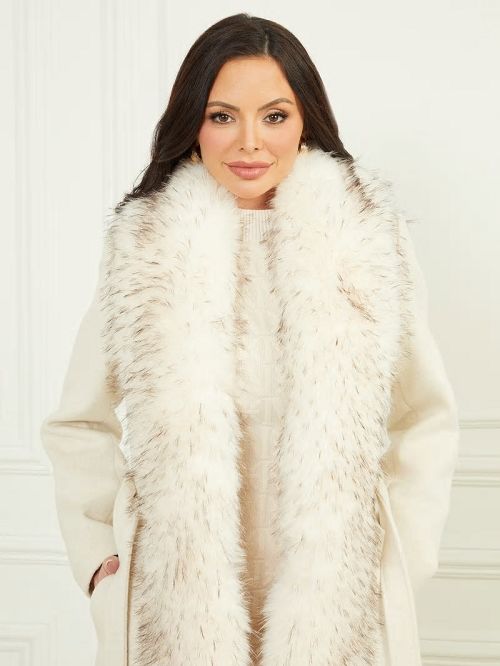 Guess Valerie Wool-Blend Coat Albi | GUESS-SN28014