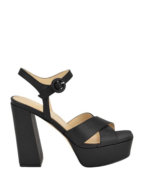 Guess Vallenn Platform Block Heels Negrii | GUESS-SN29707