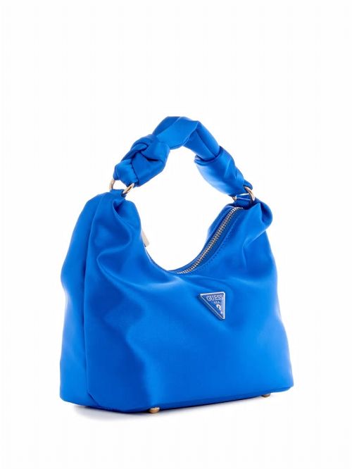 Guess Velina Satin Hobo Bag Galbeni | GUESS-SN29146
