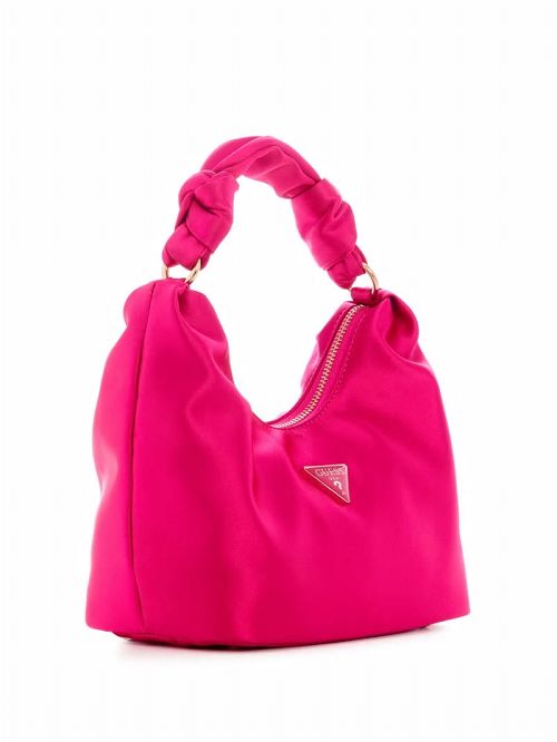 Guess Velina Satin Hobo Bag Roz | GUESS-SN29109