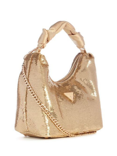 Guess Velina Sequin Hobo Bag Aurii | GUESS-SN29081