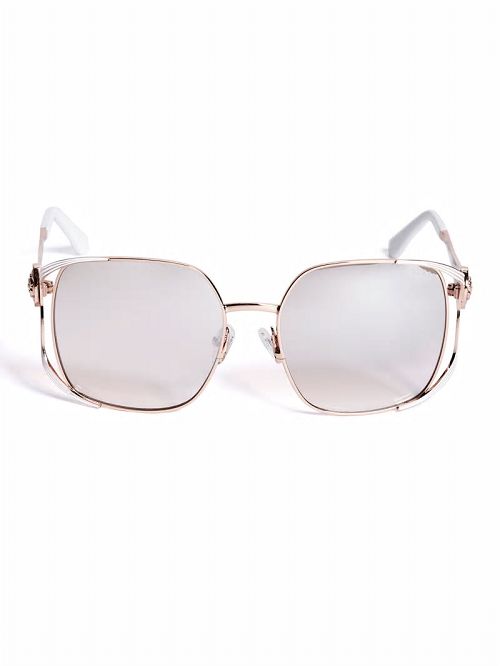 Guess Vera Square Metal Sunglasses Roz | GUESS-SN30057