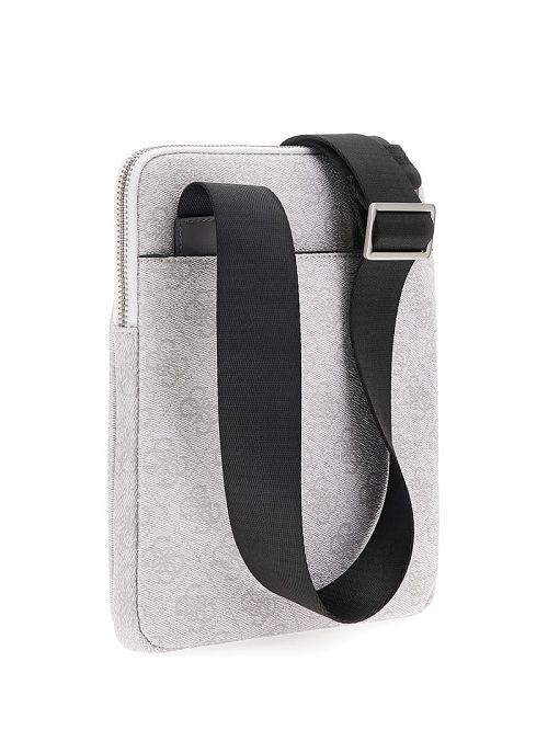 Guess Vezzola Smart Flat Crossbody Negrii Albi | GUESS-SN31712