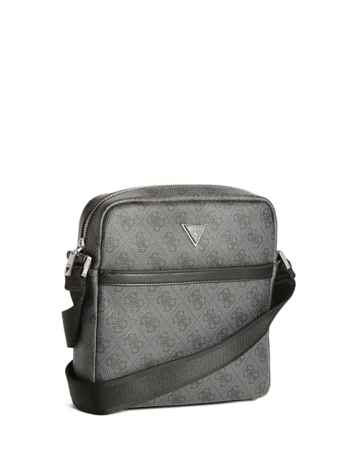 Guess Vezzola Smart Top Zip Square Crossbody Negrii | GUESS-SN31734