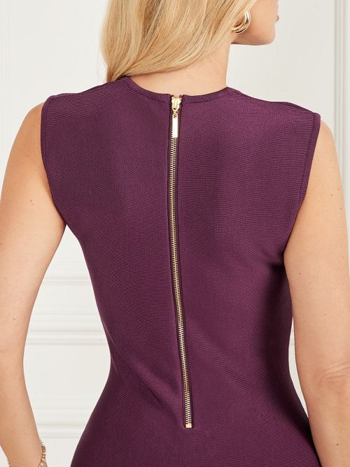 Guess Victoire Bandage Dress Violet | GUESS-SN26993