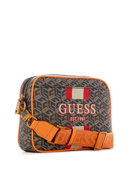 Guess Vikky Camera Bag Negrii | GUESS-SN28799