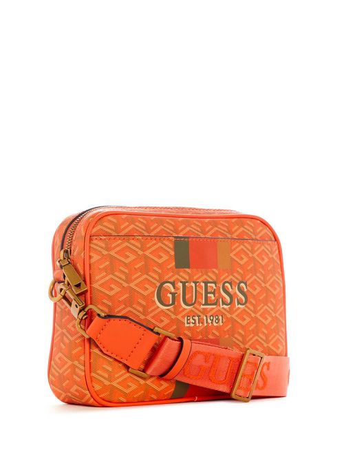 Guess Vikky Camera Bag Portocalii | GUESS-SN28944
