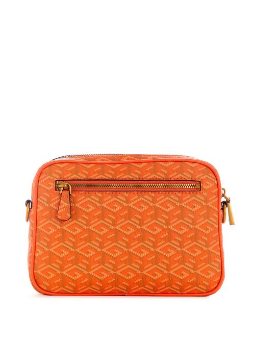 Guess Vikky Camera Bag Portocalii | GUESS-SN28944