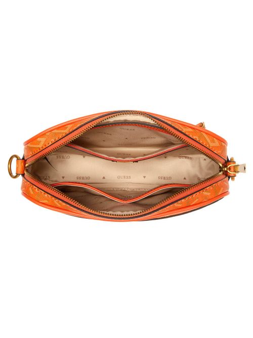 Guess Vikky Camera Bag Portocalii | GUESS-SN28944