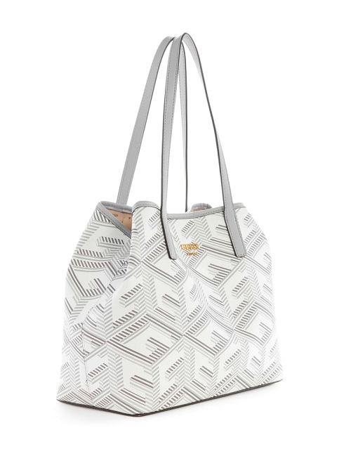 Guess Vikky G Cube Tote Albi | GUESS-SN29385