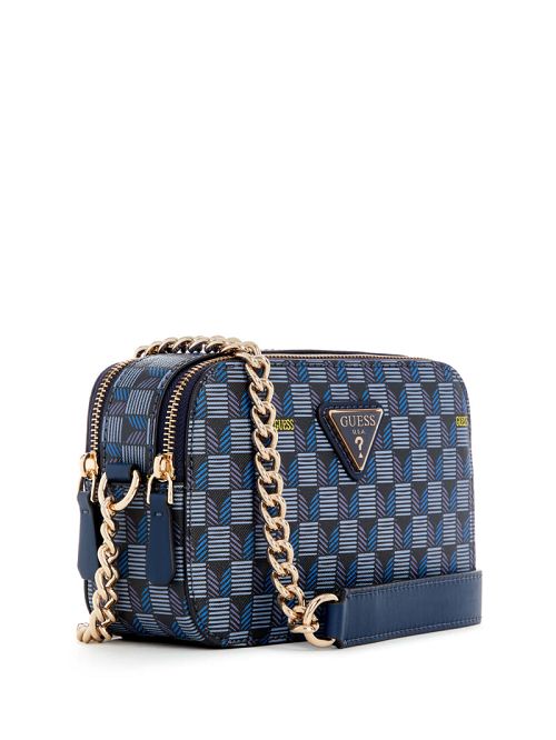 Guess Vikky II Crossbody Camera Bag Albastri | GUESS-SN28895