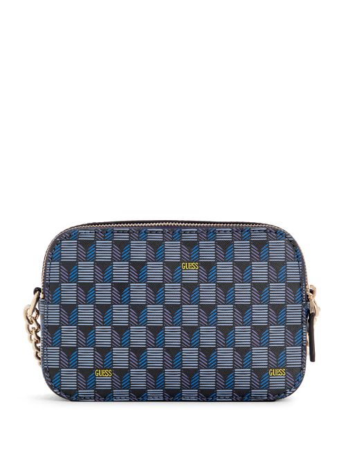 Guess Vikky II Crossbody Camera Bag Albastri | GUESS-SN28895