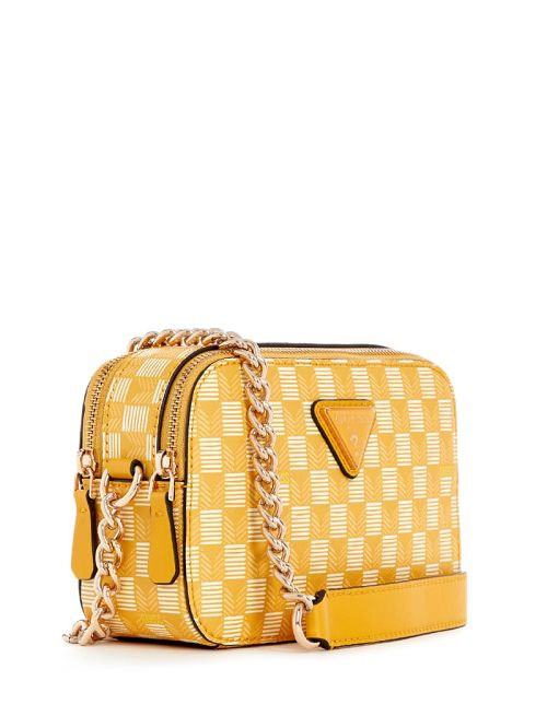 Guess Vikky II Crossbody Camera Bag Galbeni | GUESS-SN28928