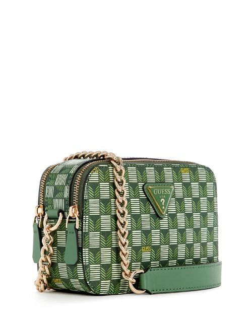 Guess Vikky II Crossbody Camera Bag Verzi | GUESS-SN28894
