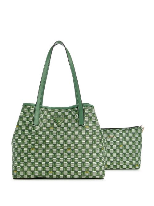Guess Vikky II Small Tote Set Verzi | GUESS-SN29386