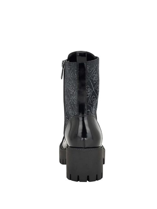 Guess Waitea Rhinestone Moto Booties Negrii | GUESS-SN29914